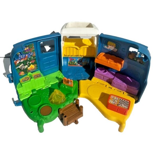 Fisher Price Little People 2015 Songs & Sounds Camper Van Foldable RV Working! - Picture 4 of 13